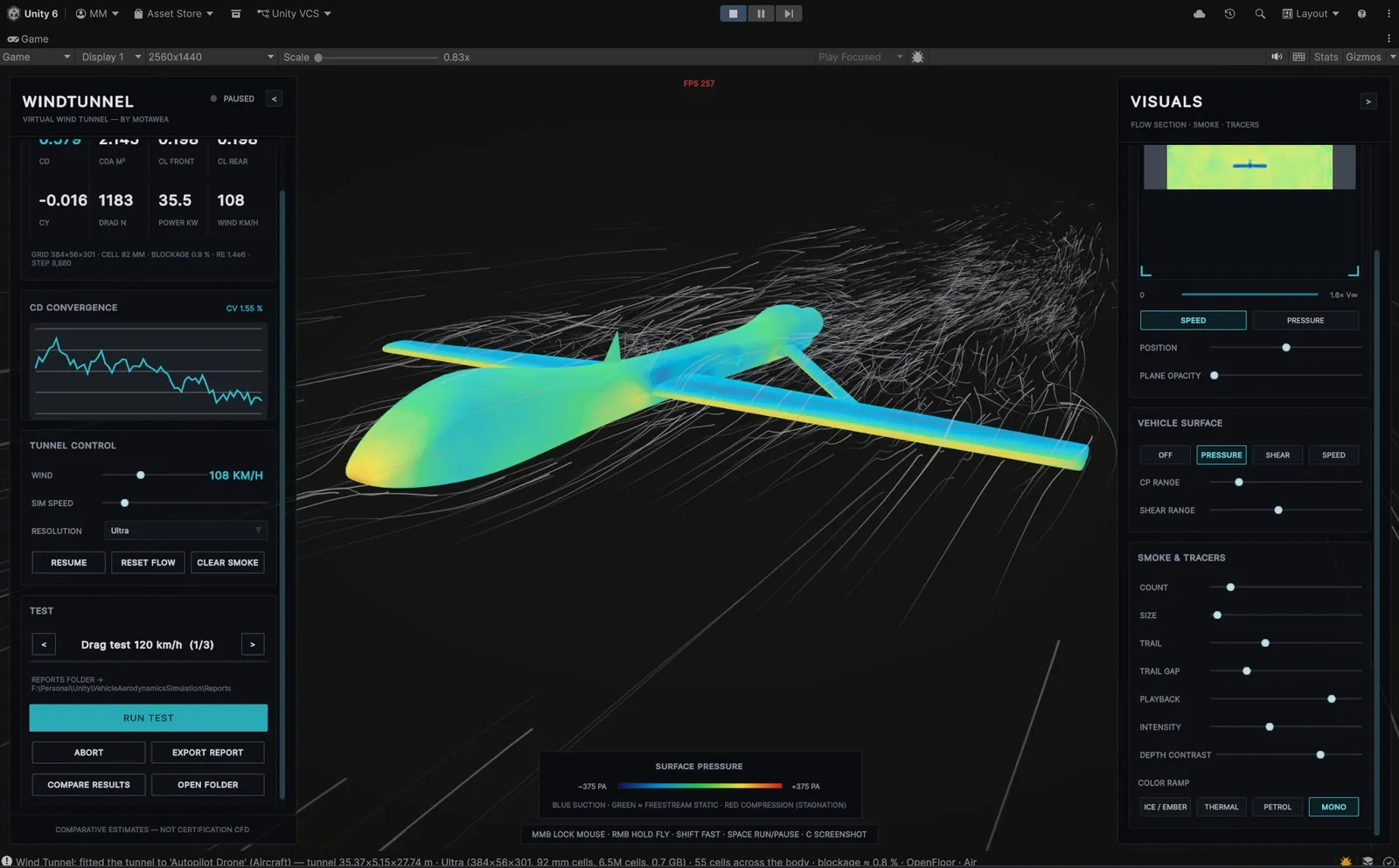Wind Tunnel Simulation screenshot 9