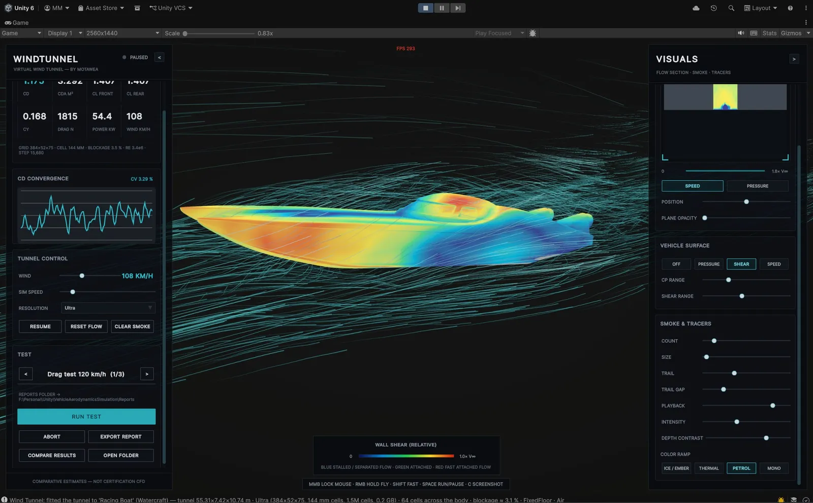 Wind Tunnel Simulation screenshot 10